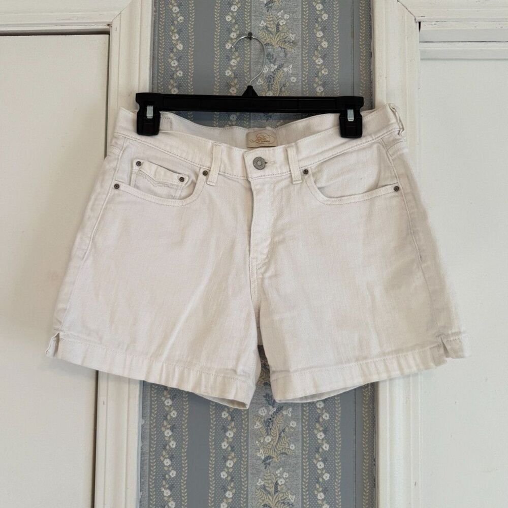 White Levis 515 Shorts, 6